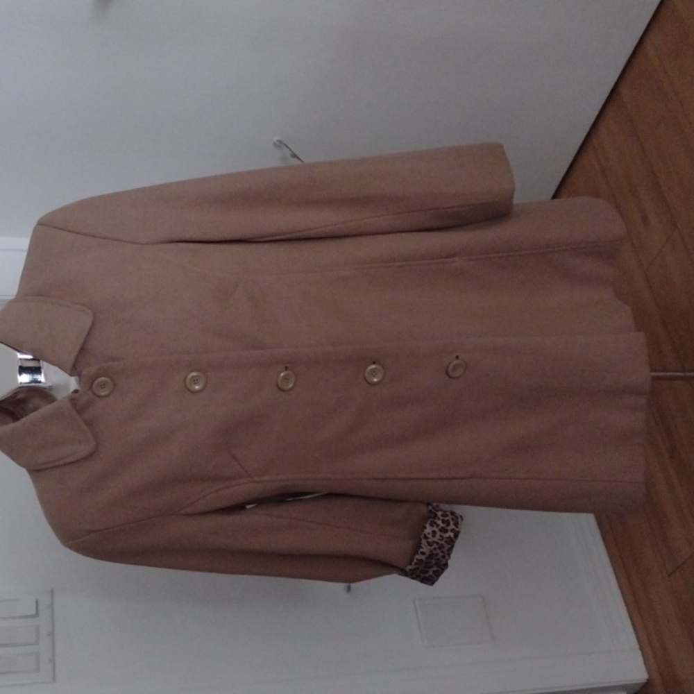Camel wool blend coat